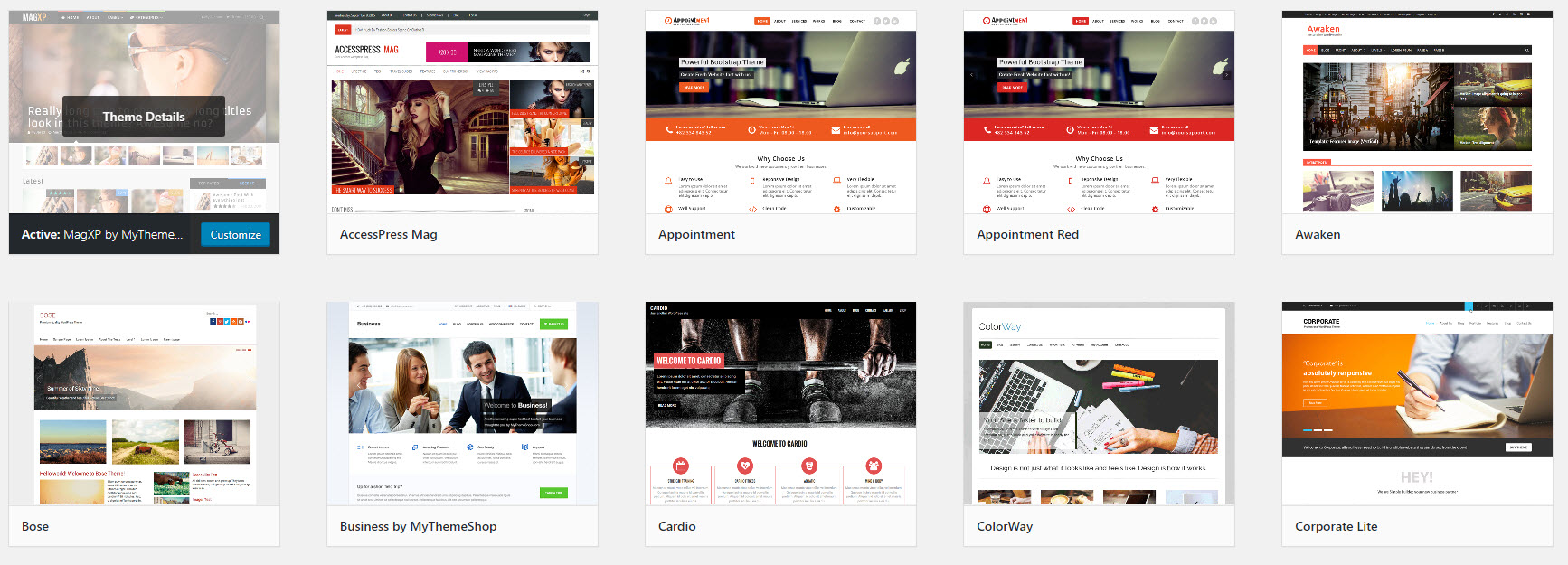 Wordpress theme