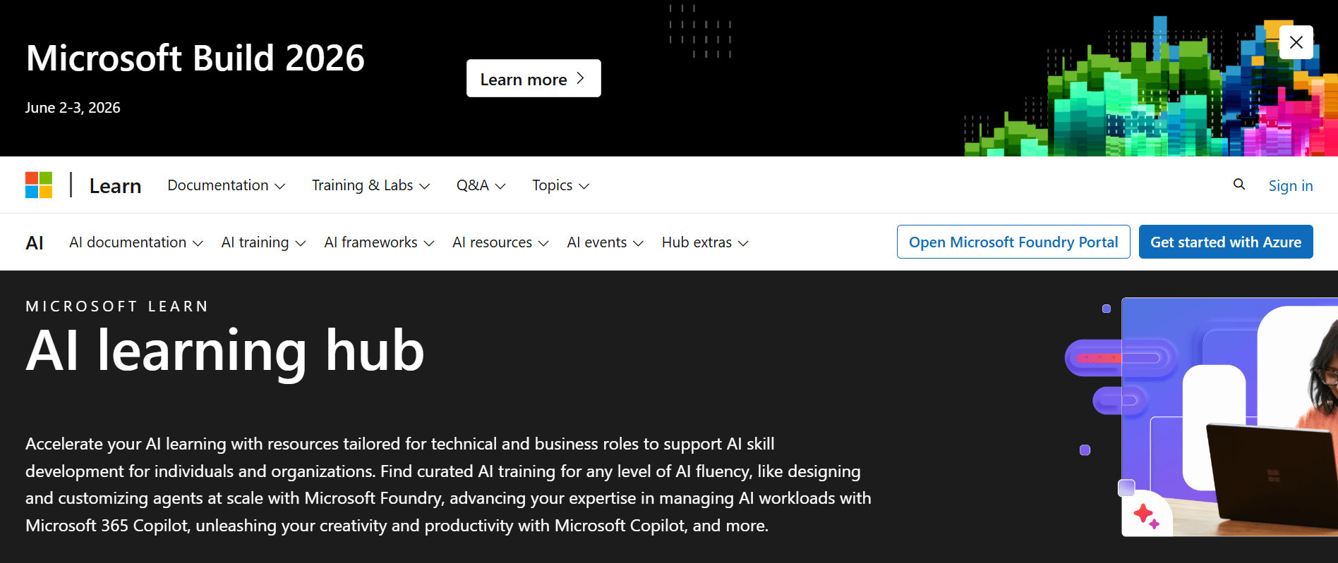 แจกแหล่งเรียน AI ฟรี จาก Microsoft ครบทุกสายงาน Microsoft