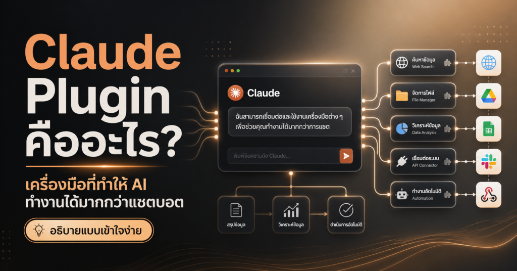 Claude Plugin คืออะไร ? | Work 360